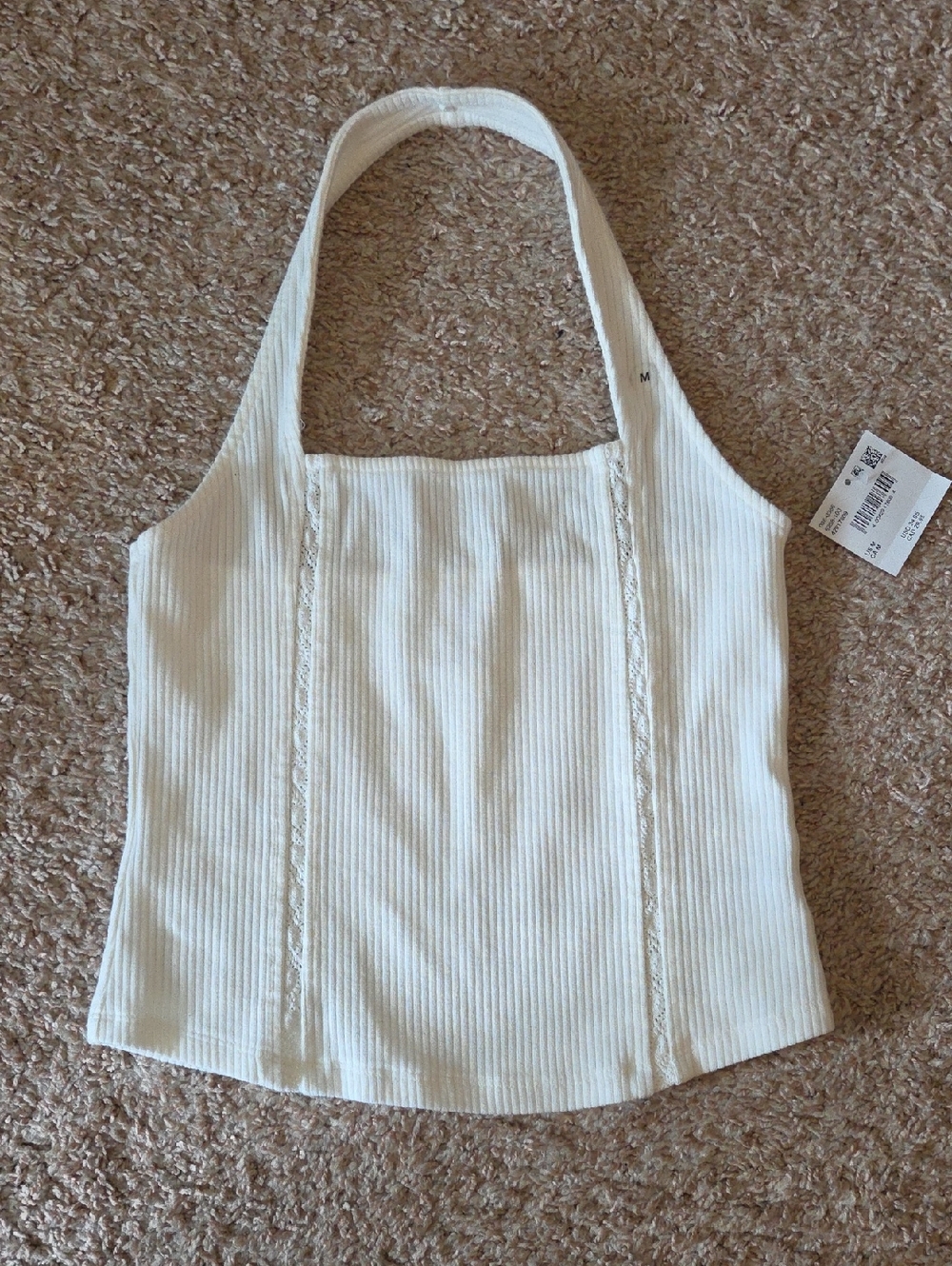 American Eagle Lace Halter Tank Top
